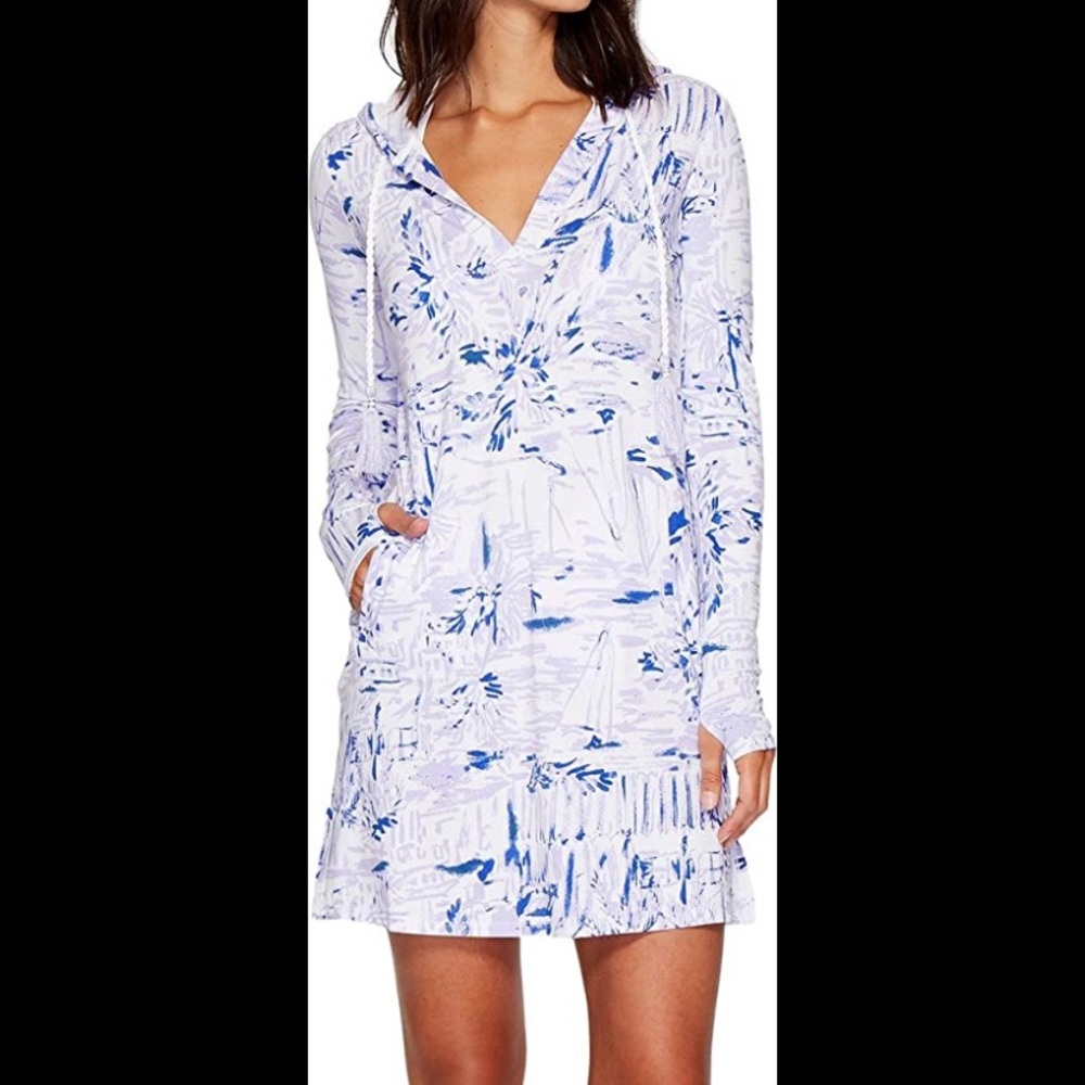 Lilly Pulitzer EUC rock the dock print swim cover